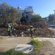 Bodrum Belediyesi, çöken sarnıç için harekete geçti