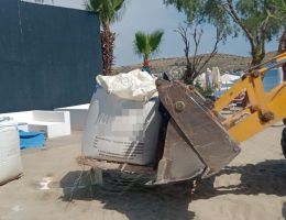 Bodrum’da beyaz kuma geçit yok