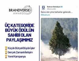BODRUM BELEDİYESİ’NE 3 ÖDÜL BİRDEN