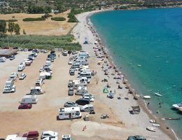 Bodrum’da karavan kampı