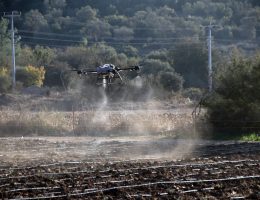BODRUM’DA DRON İLE İLAÇLAMA DÖNEMİ