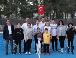 Bodrum’da miniklere ücretsiz tenis kursu