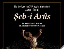 Bodrum’da Şeb-i Arus programı