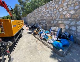 Bodrum’da bayramda 6 bin 500 ton atık toplandı