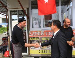 BAŞKAN ARAS DALAMAN’DA…