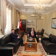 Başkan Aras, Vali Akbıyık’ı ziyaret etti