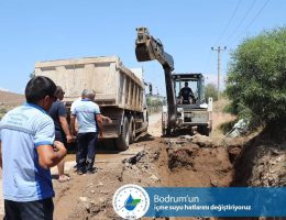 Büyükşehir, Bodrum’un İçme Suyu Hatlarını Değiştiriyor