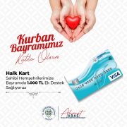 Kurban Bayramı’nda Halk Kart ile Vatandaşlara 1000 TL Destek