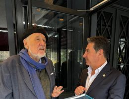 Başkan Aras İlber Ortaylı’yla görüştü