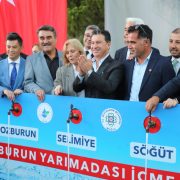 Bozburun Yarımadasında susuzluk tarih oldu: Başkan Aras açılışı yaptı