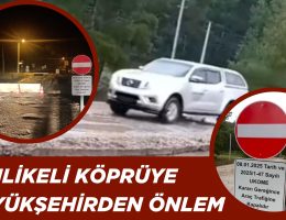 Marmaris’te yıkılma tehlikesindeki köprü ulaşıma kapatıldı